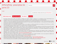 Tablet Screenshot of drpornopimp.com